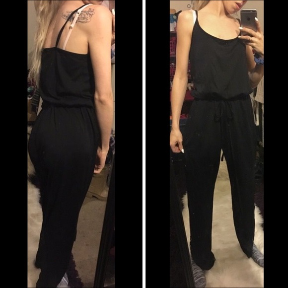 posh spice black jumpsuit